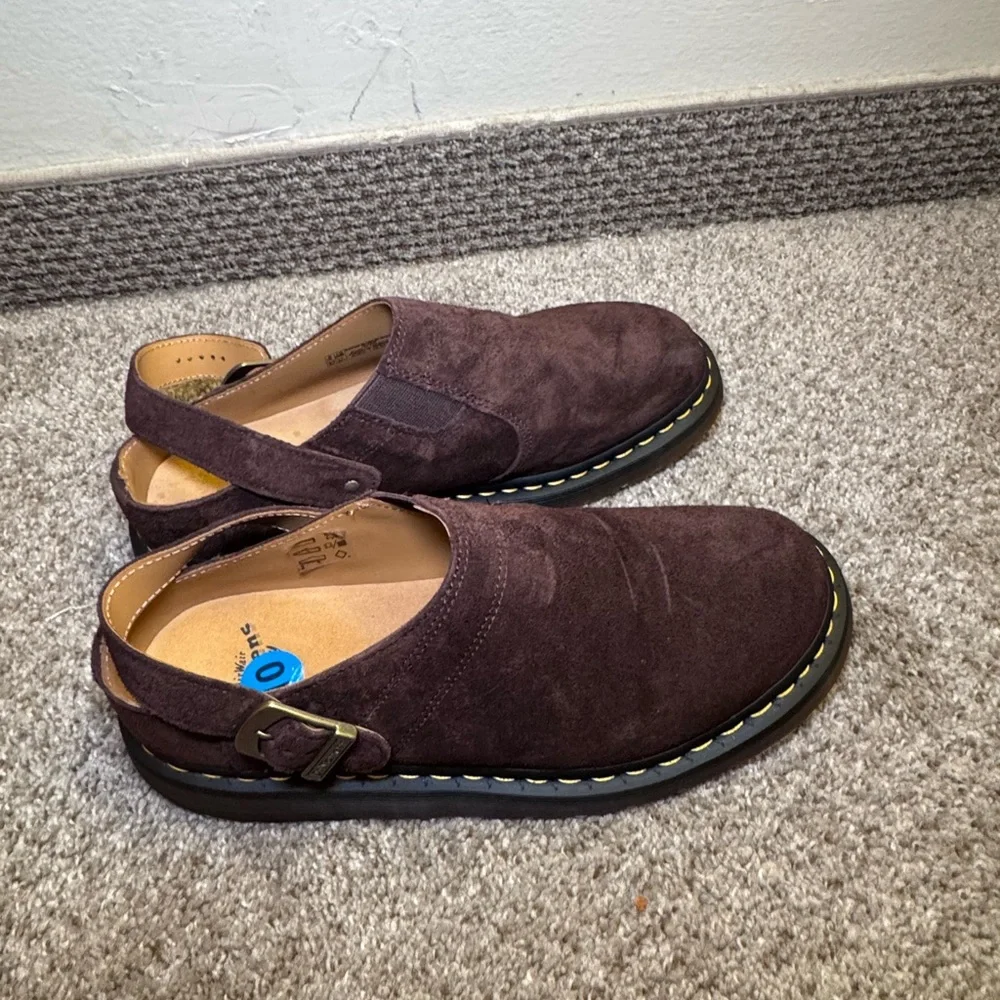 Dr. Martens Dark Brown Suede Loafers - Picture 5 of 6